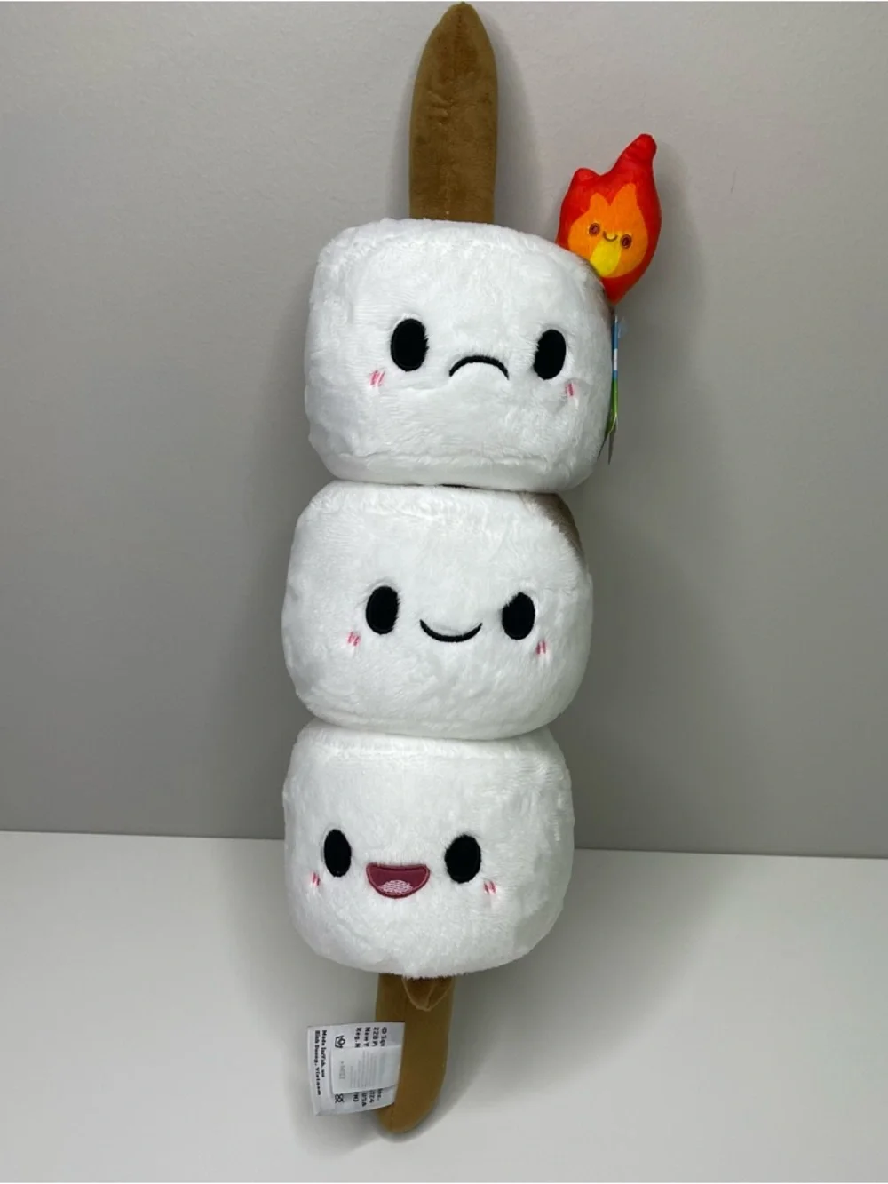 Squishable Comfort Food Roasting Marshmallows on a Stick Plush Campfire 19" NEW - Picture 1 of 10